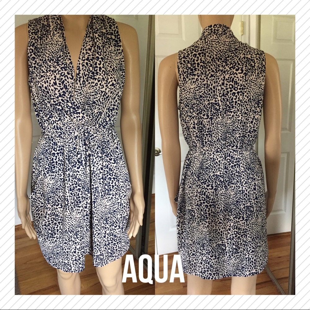 Aqua Dress from Bloomingdales